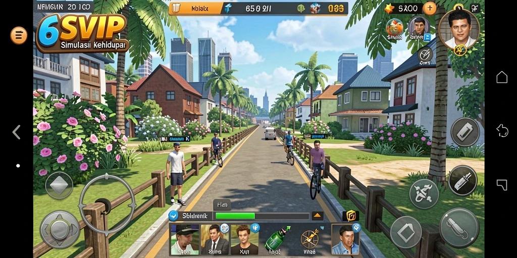 Tampilan gameplay 6SVIP yang realistis dan menarik