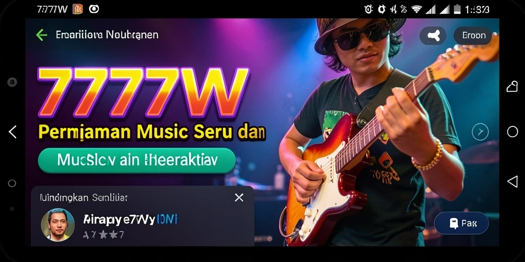 Gameplay interaktif dan seru dalam aplikasi 7777W.
