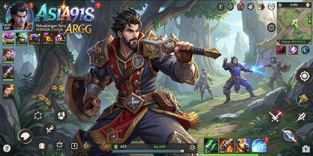Tampilan gameplay menegangkan dalam ASIA918 dengan aksi seru.