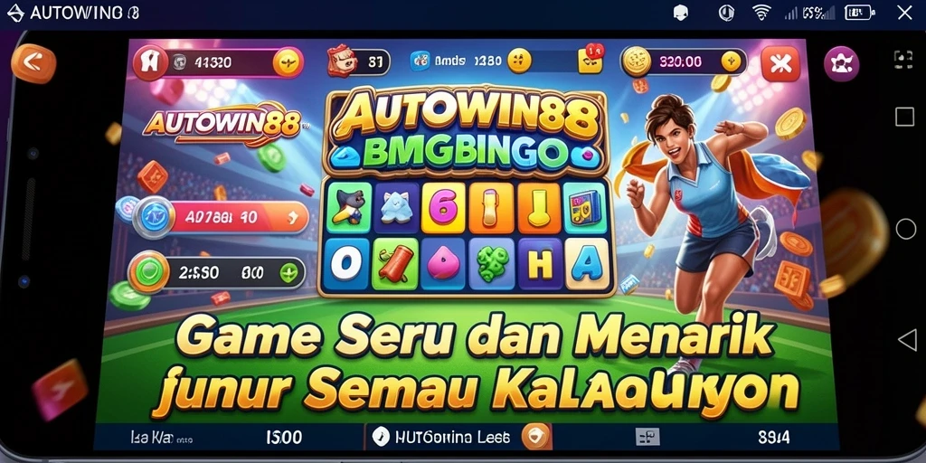 Tampilan gameplay seru AUTOWIN88 dengan kartu Bingo yang menarik.