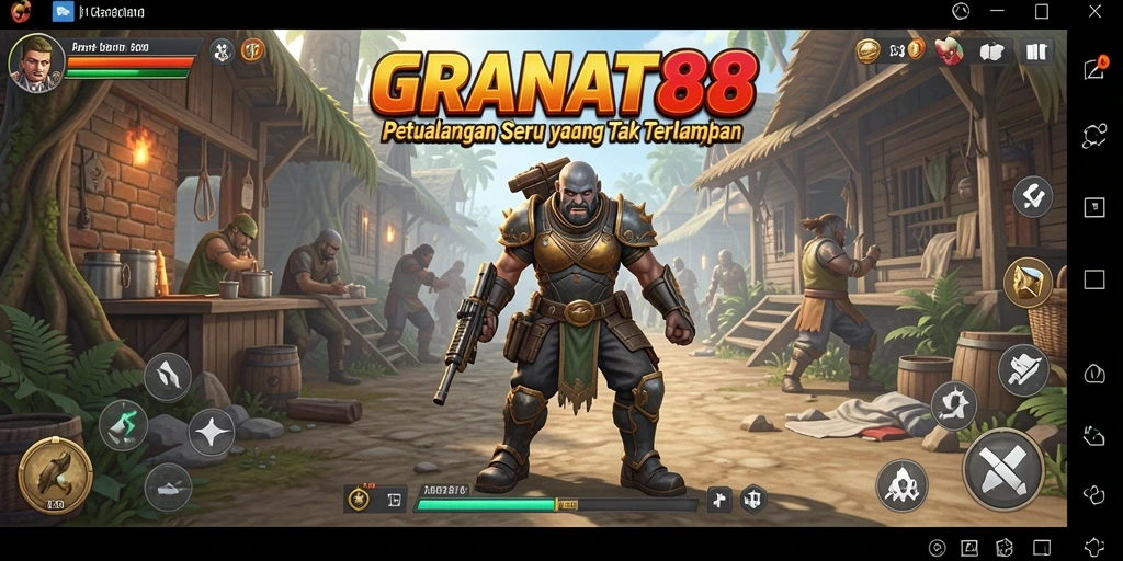 Screenshot utama GRANAT88 menampilkan aksi mendebarkan dalam petualangan.