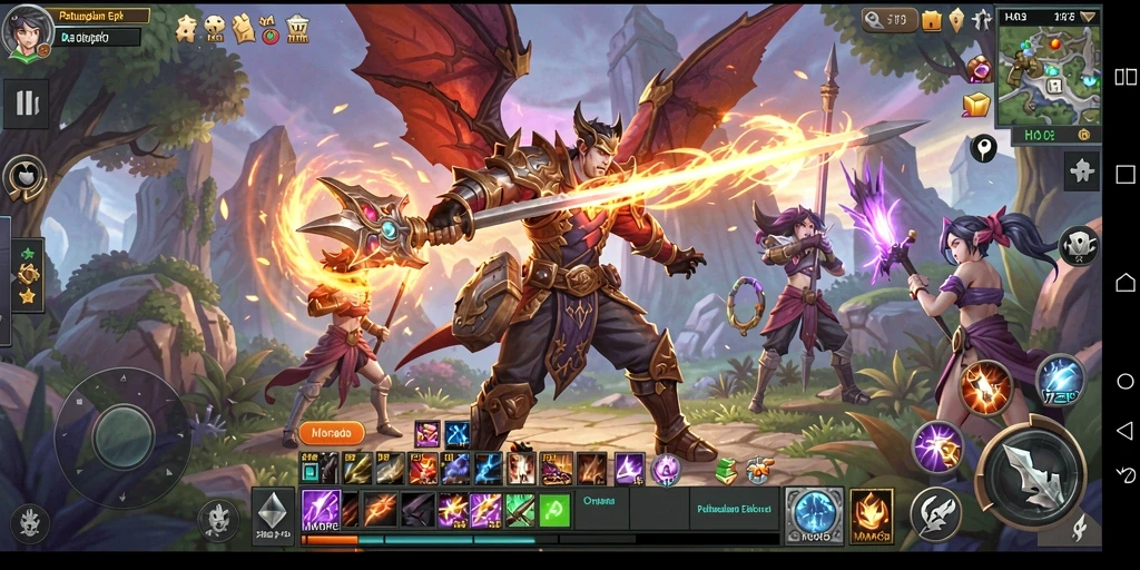 Tampilan gameplay H03 yang mengesankan dan penuh aksi.