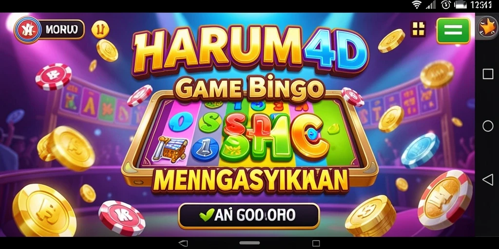 Tampilan menarik dari gameplay Bingo HARUM4D yang memikat.