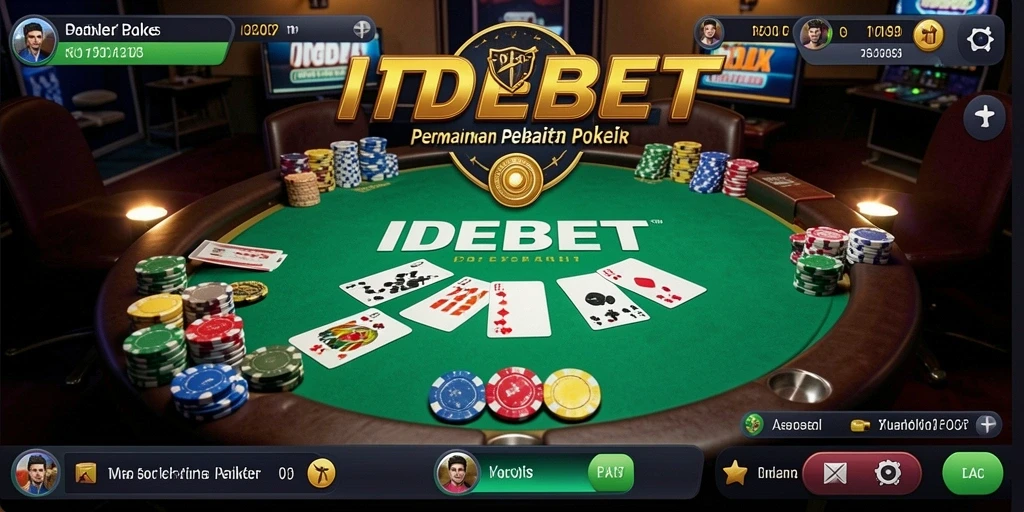 Tampilan gameplay poker yang menarik di IDEBET.