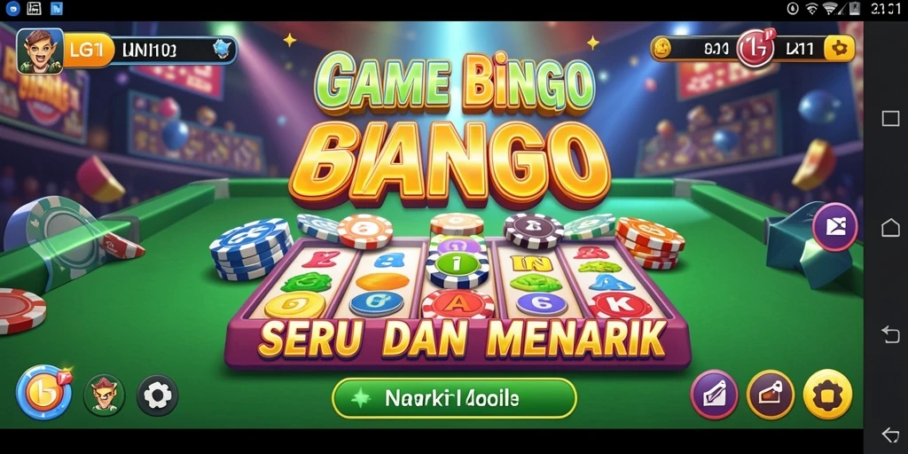 Tampilan gameplay menarik dari LG111 saat bermain Bingo.