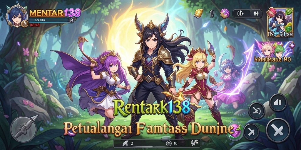 Screenshot dari gameplay MENTARI138 yang menunjukkan aksi seru dalam dunia anime.