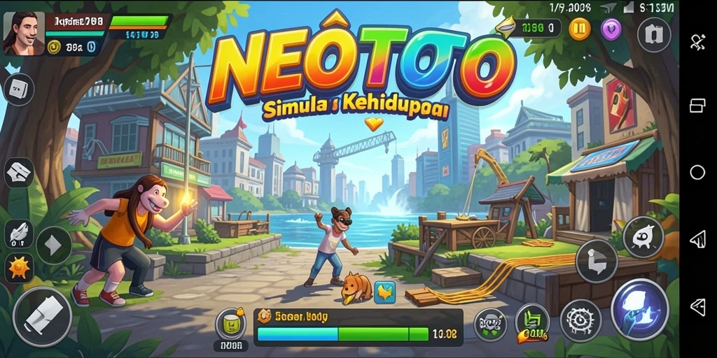Tampilan gameplay NEOTOTO yang seru dan interaktif.