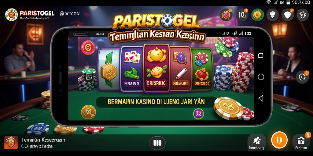 Tangkapan layar permainan Kasino yang seru di PARISTOGEL.