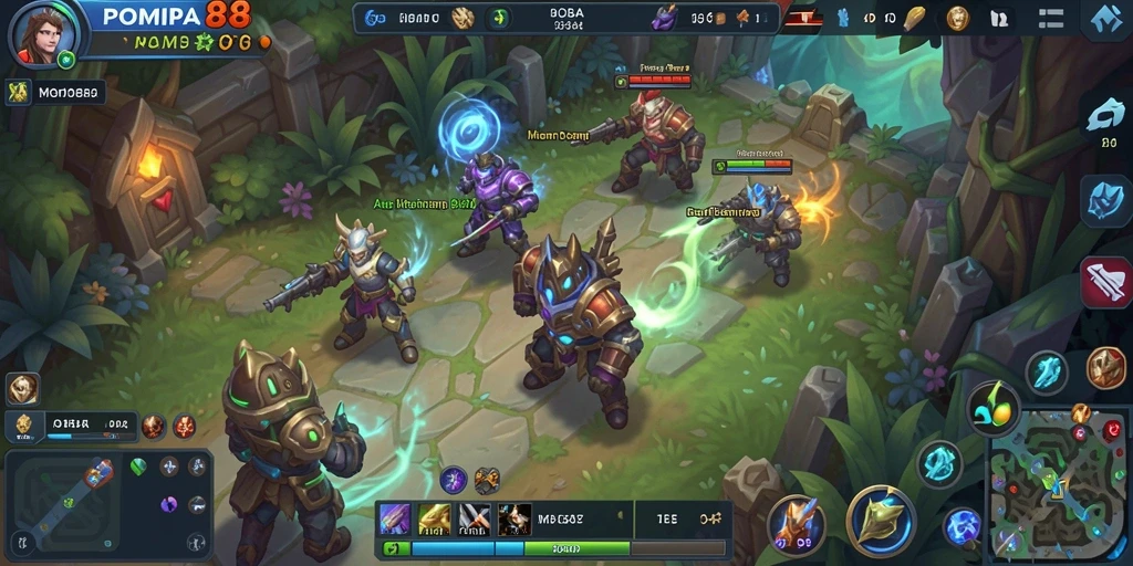 Tampilan dinamis dari gameplay POMPA88 yang menegangkan.