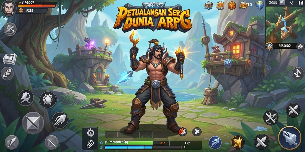 Tampilan gameplay PRG007 yang mendebarkan di dunia ARPG.
