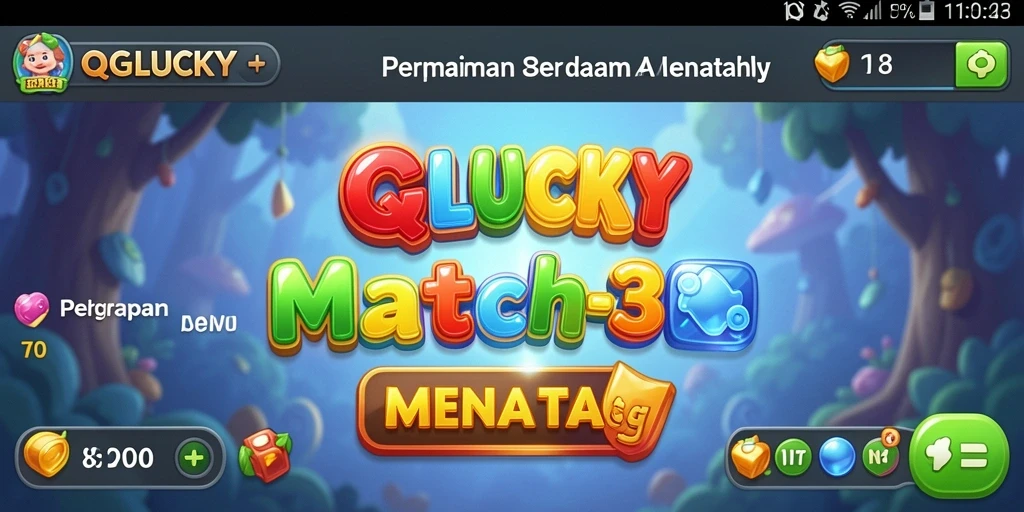 Screenshot gameplay QGLUCKY yang menarik dan seru.