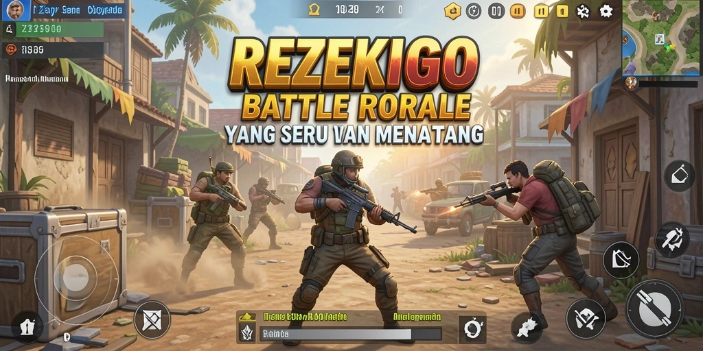 Tampilan seru pertarungan Battle Royale di REZEKIGO.