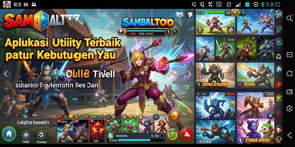 Tampilan antarmuka SAMBALTOTO yang intuitif dan menarik.