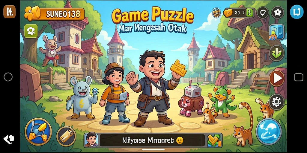 Tampilan screenshot SUNEO138 yang menunjukkan gameplay Puzzle yang seru.
