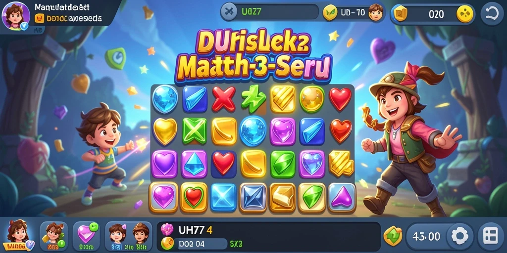 Tampilan gameplay UH77 yang menarik dan penuh warna.