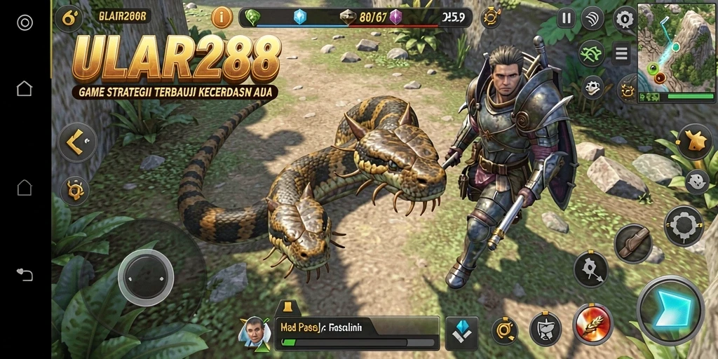 Tampilan menarik dari gameplay ULAR288 saat bermain strategi.