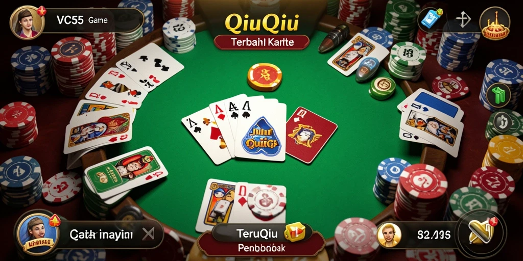 Tampilan gameplay menarik dari VC55 QiuQiu.